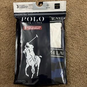 Brand new 3 pairs boys XL (18-20) Polo Ralph Lauren boxer briefs.